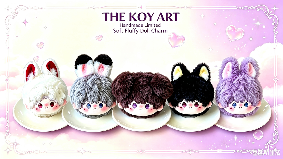 Original Designer Handmade Limited | THE KOY ART PlushDoll Charm 10cm