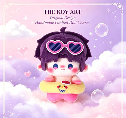 THE KOY ART Original Handmade Limited Cotton Doll Charm 10cm