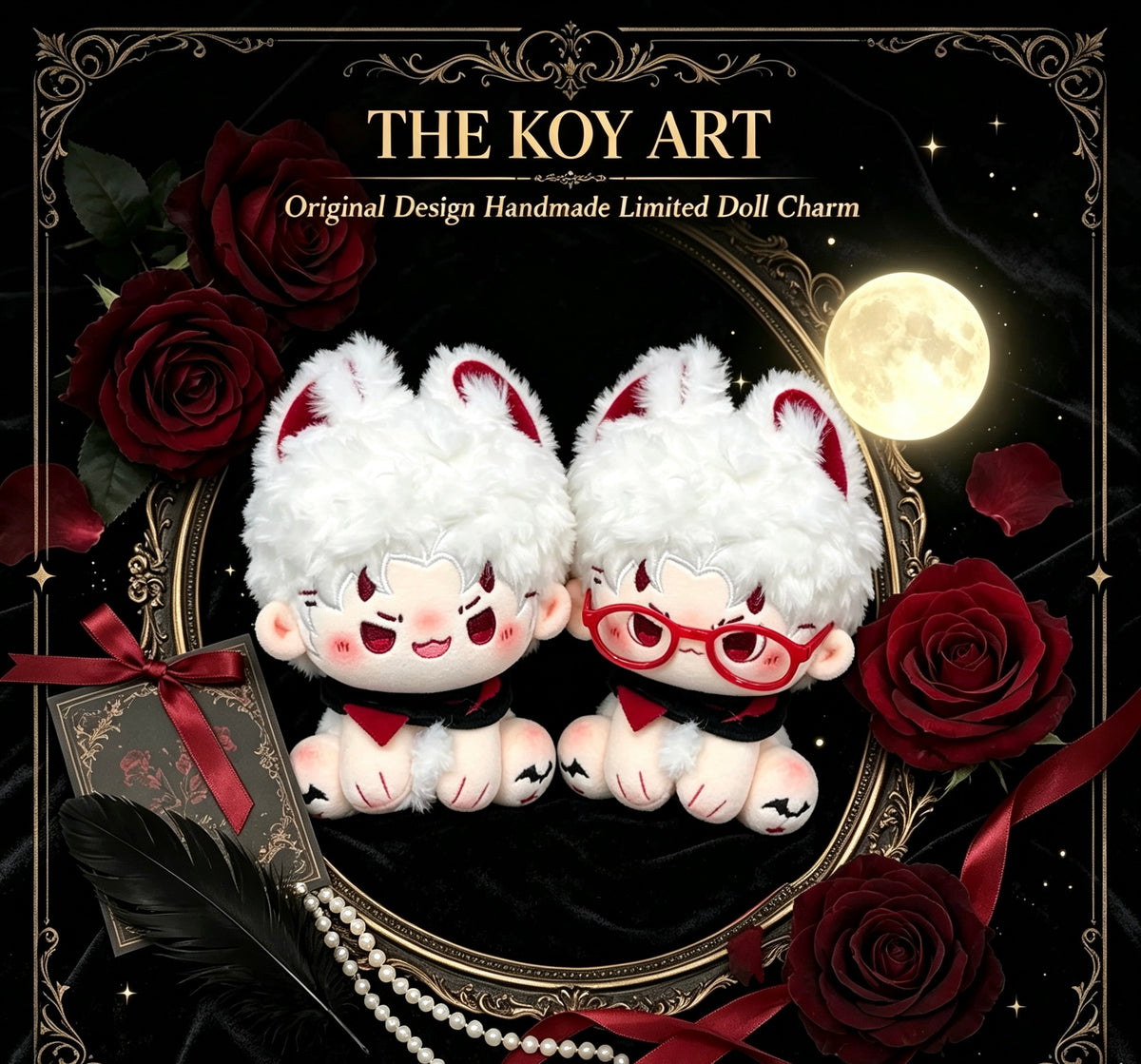 Handcrafted Original Design | THE KOY ART Plush Doll 15–18cm — Handmade Limited Edition