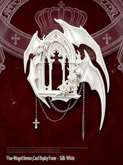 Gothic Cathedral Wing Frame Keychain — Artist Original 3D Printed Photo Display Prop | THE KOYI ART