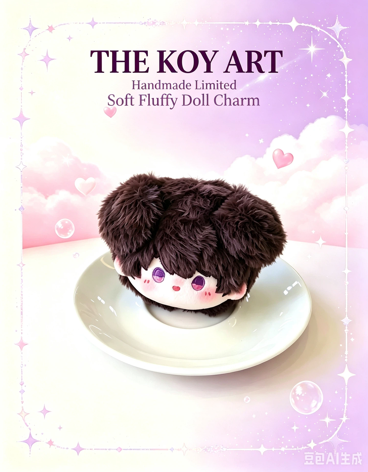 Original Designer Handmade Limited | THE KOY ART  PlushDoll Charm 10cm