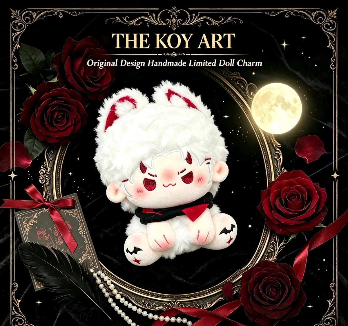 Handcrafted Original Design | THE KOY ART Plush Doll 15–18cm — Handmade Limited Edition