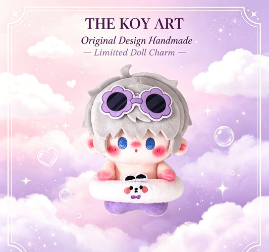 Original Designer Handmade Limited Edition | THE KOY ART Cotton Doll Charm 10cm