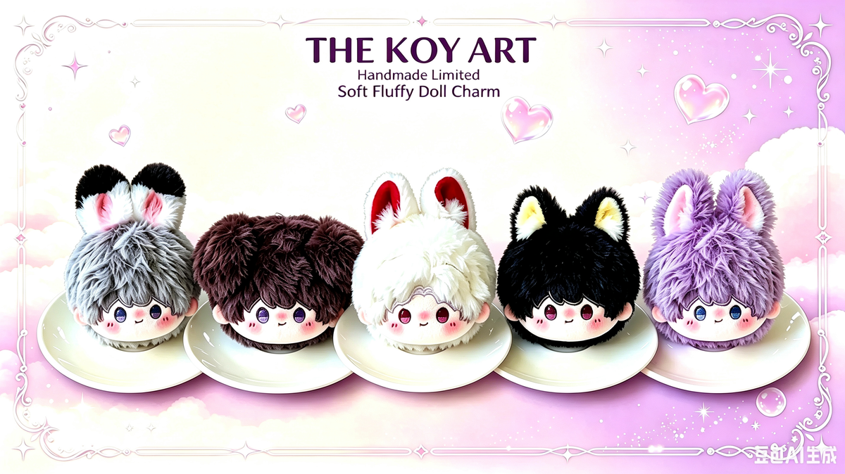 Original Designer Handmade Limited | THE KOY ART  PlushDoll Charm 10cm