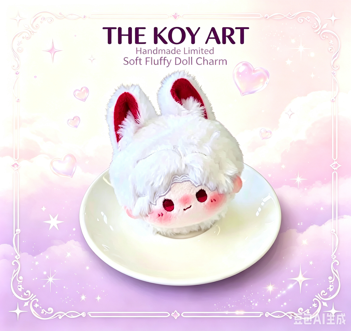 Original Designer Handmade Limited | THE KOY ART  PlushDoll Charm 10cm